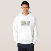 Gelbe Historische Villa Hoodie (Vorne ganz)