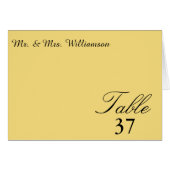 Gelbe Hochzeitskarten für das sonnige Herz (Vorderseite (Horizontal))