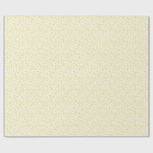 Gelbe Hochzeitsmütter-TagValentinrollen Geschenkpapier (Flach)