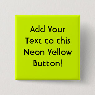Gelbe, hohe Neonsicht Button