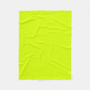 Gelbe, hohe Neonsicht Chartreuse Fleecedecke
