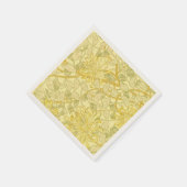 Gelbe Honeysuckle Serviette (Ecke)