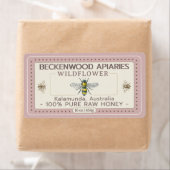 Gelbe Honigbiene Label Apiary Rose Border (Insitu)