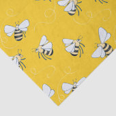 Gelbe Honigbiene Seidenpapier (Detail)