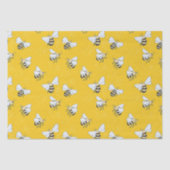 Gelbe Honigbiene Seidenpapier (Vorderseite)