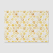 Gelbe Honigwabe Geburtstag Seidenpapier (Vorderseite)