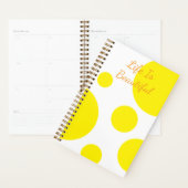 Gelbe Hübsche Planer Circle Life ist schön (Anzeige)