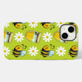 Gelbe Hummel Honey | iPhone 14 Case-Mate Hülle (Rückseite (Horizontal))
