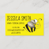 Gelbe Hummelblume Insekt Buzz Visitenkarte (Vorderseite)