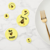 Gelbe Hummeln glücklich Konfetti (Gruppe)