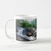 Gelbe Hundefälle Tasse (Links)