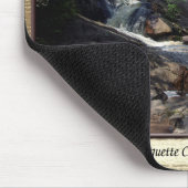 Gelbe Hundeläste Mousepad (Ecke)