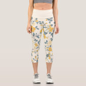Gelbe Hütte Capri Leggings (Vorderseite)