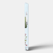 Gelbe Hütte, rote Fensterkästen, Bäume Case-Mate iPhone Hülle (Rückseite / Links)