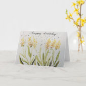 Gelbe Hyazinthen Geburtstag Karte (Gelbe Blume)