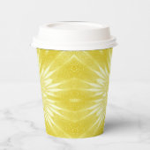 Gelbe Imitate in Sunshine-Design Pappbecher (Links)
