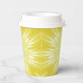 Gelbe Imitate in Sunshine-Design Pappbecher (Rechts)