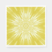 Gelbe Imitate in Sunshine-Design Serviette (Vorderseite)