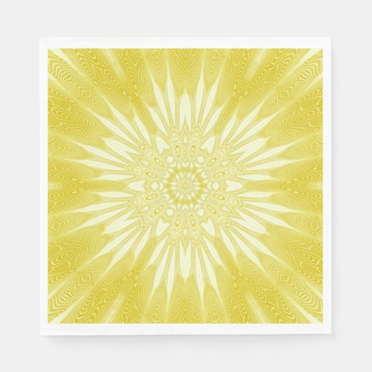 Gelbe Imitate in Sunshine-Design Serviette (Vorderseite)