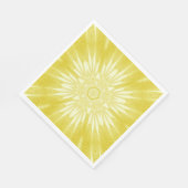 Gelbe Imitate in Sunshine-Design Serviette (Ecke)