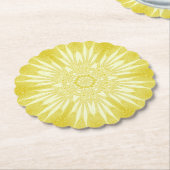 Gelbe Imitate in Sunshine-Design Untersetzer (angewinkelt)