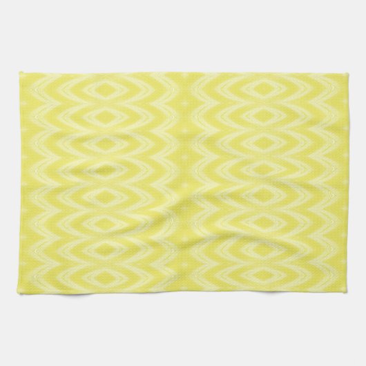 Gelbe Imitate Tulle Design Geschirrtuch (Horizontal)