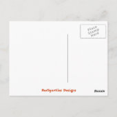 Gelbe Impressionistin Mittelalterliche Blume Kunst Postkarte (Rückseite)