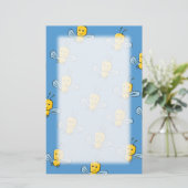 Gelbe Insekten Briefpapier (Stehend Vorderseite)
