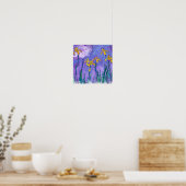 Gelbe Ire mit rosa Cloud | Claude Monet | Poster (Küche)