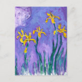 Gelbe Ire mit rosa Cloud | Claude Monet | Postkarte (Vorderseite)