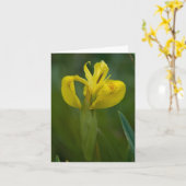 Gelbe Iris-Anmerkungs-Karte Karte (Gelbe Blume)