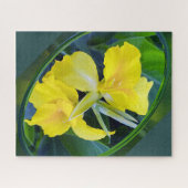Gelbe Iris-Blume Puzzle (Horizontal)