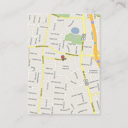 Gelbe Iris Damask Hochzeitrichtung Platzkarte Begleitkarte (Rückseite)