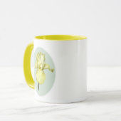 Gelbe Iris-Tasse Tasse (Vorderseite Links)