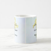 Gelbe Iris und Bud Wedding Suppes Kaffeetasse (Mittel)