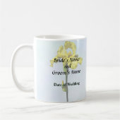 Gelbe Iris und Bud Wedding Suppes Kaffeetasse (Links)