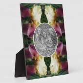 Gelbe Irisblende Blume Erstellen Sie Ihr eigenes F Fotoplatte (Seite)