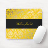 gelbe Jacke des Damast-311-Dazzling Mousepad (Mit Mouse)