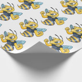 Gelbe Jacke Geschenkpapier (Ecke)