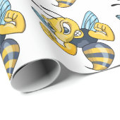 Gelbe Jacke Geschenkpapier (Rolleneckpunkt)