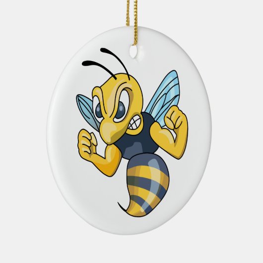 Gelbe Jacke Keramik Ornament (Rechts)