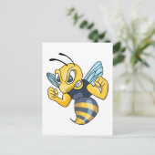 Gelbe Jacke Postkarte (Stehend Vorderseite)