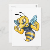 Gelbe Jacke Postkarte (Vorne/Hinten)