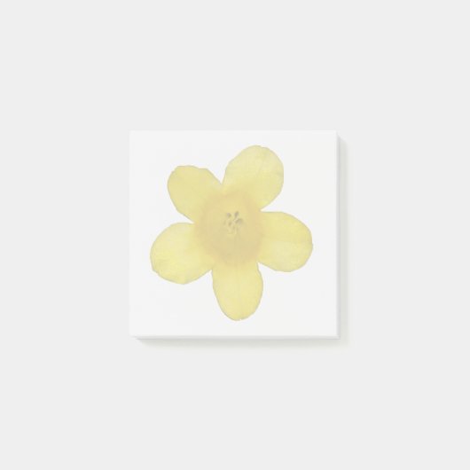 Gelbe Jasmin-Klebezettel Post-it Klebezettel (Vorderseite)