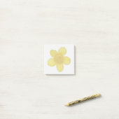 Gelbe Jasmin-Klebezettel Post-it Klebezettel (Auf Schreibtisch)