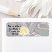 Gelbe Kakteen-Blume im April (Insitu)