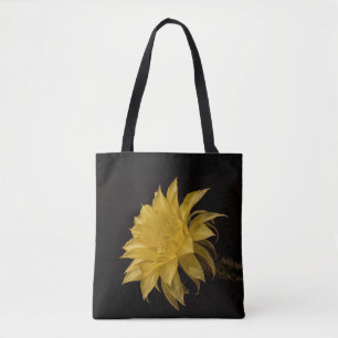 Gelbe Kakteen Blume in Blüte Tasche
