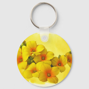 Gelbe Kalanchoe - Sukkulenter Sonnenschein Schlüsselanhänger