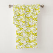 Gelbe Kanarische Vögel Badhandtuch Set (Insitu)