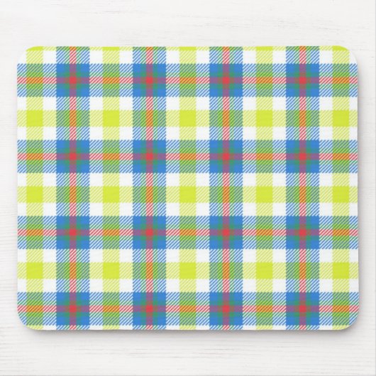 Gelbe Karierte Mousepad (Vorne)
